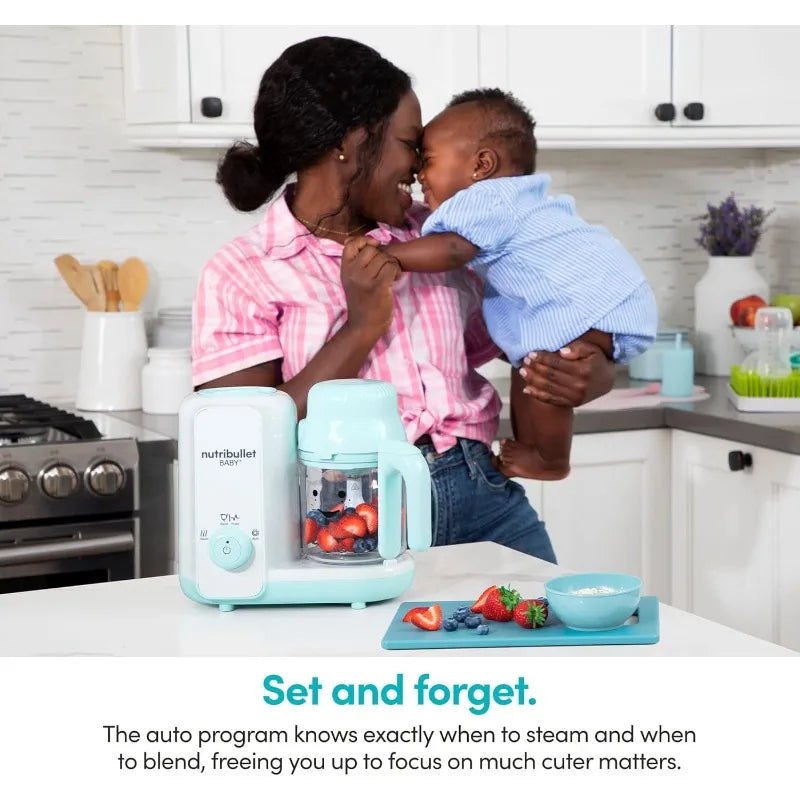 NutriBullet Baby Steam And Blend System White And Blue
