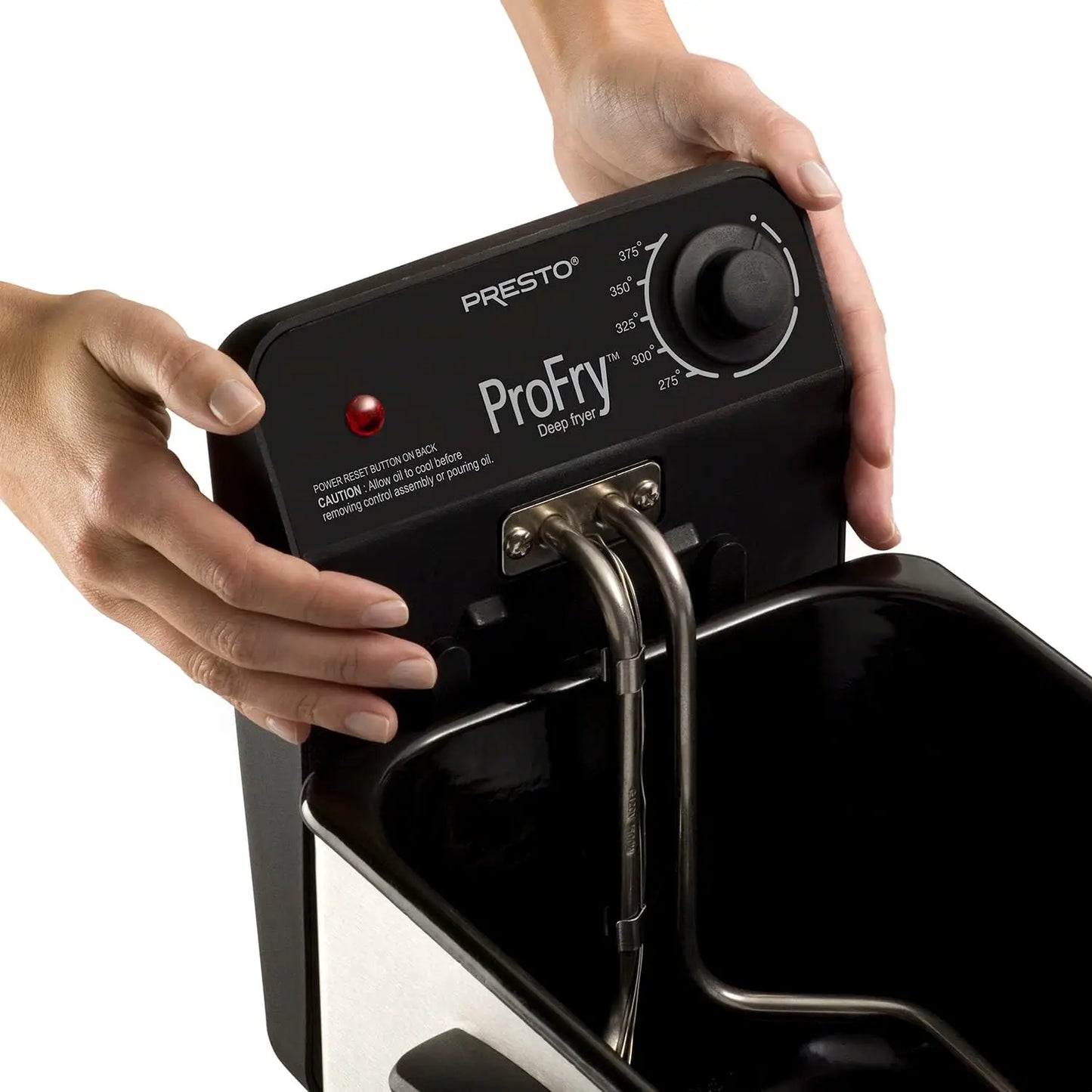 Stainless Steel Pro Fry Immersion Deep Fryer 1400W Silver