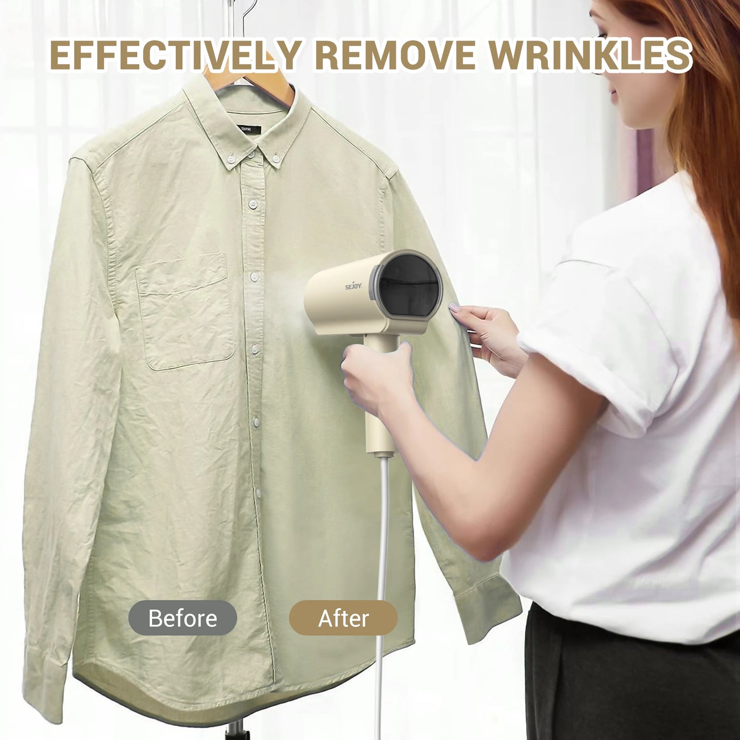 110V 220V 1000W Handheld Garment Steamer Mite Removal