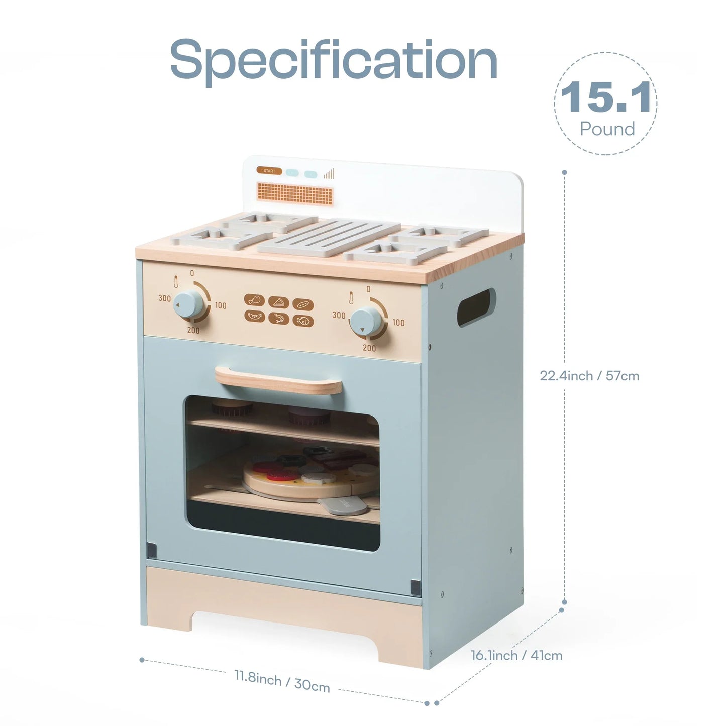 Robotime Robud Kitchen Washer Playset Ages 3 Up Blue