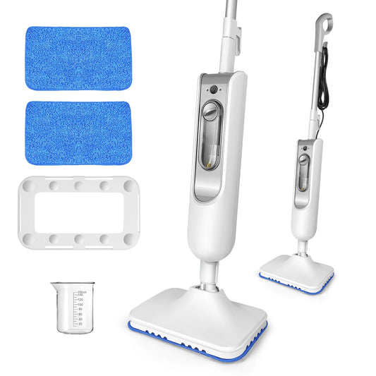 12 In 1 Electric Steam Mop With Rotating Head 120 Degree
