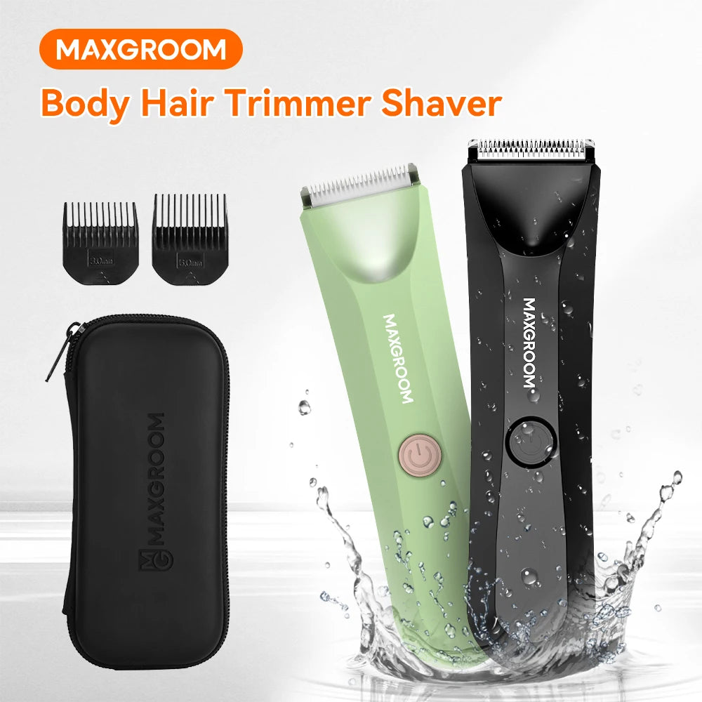 Maxgroom Body Hair Trimmer Shaver For Men Ceramic Blade