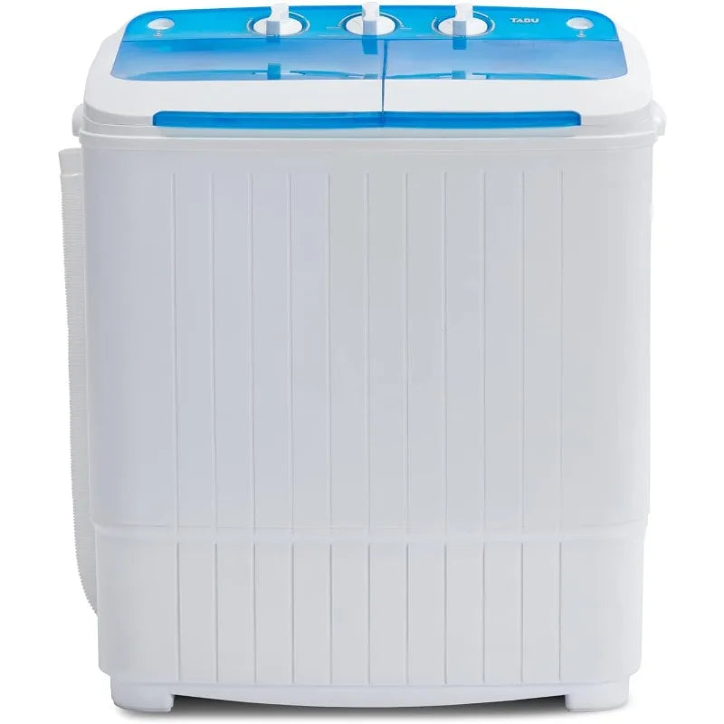 XMSJH Portable Twin Tub Washing Machine 16.5 Lbs Capacity