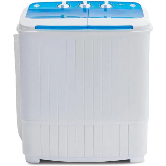 XMSJH Portable Twin Tub Washing Machine 16.5 Lbs Capacity