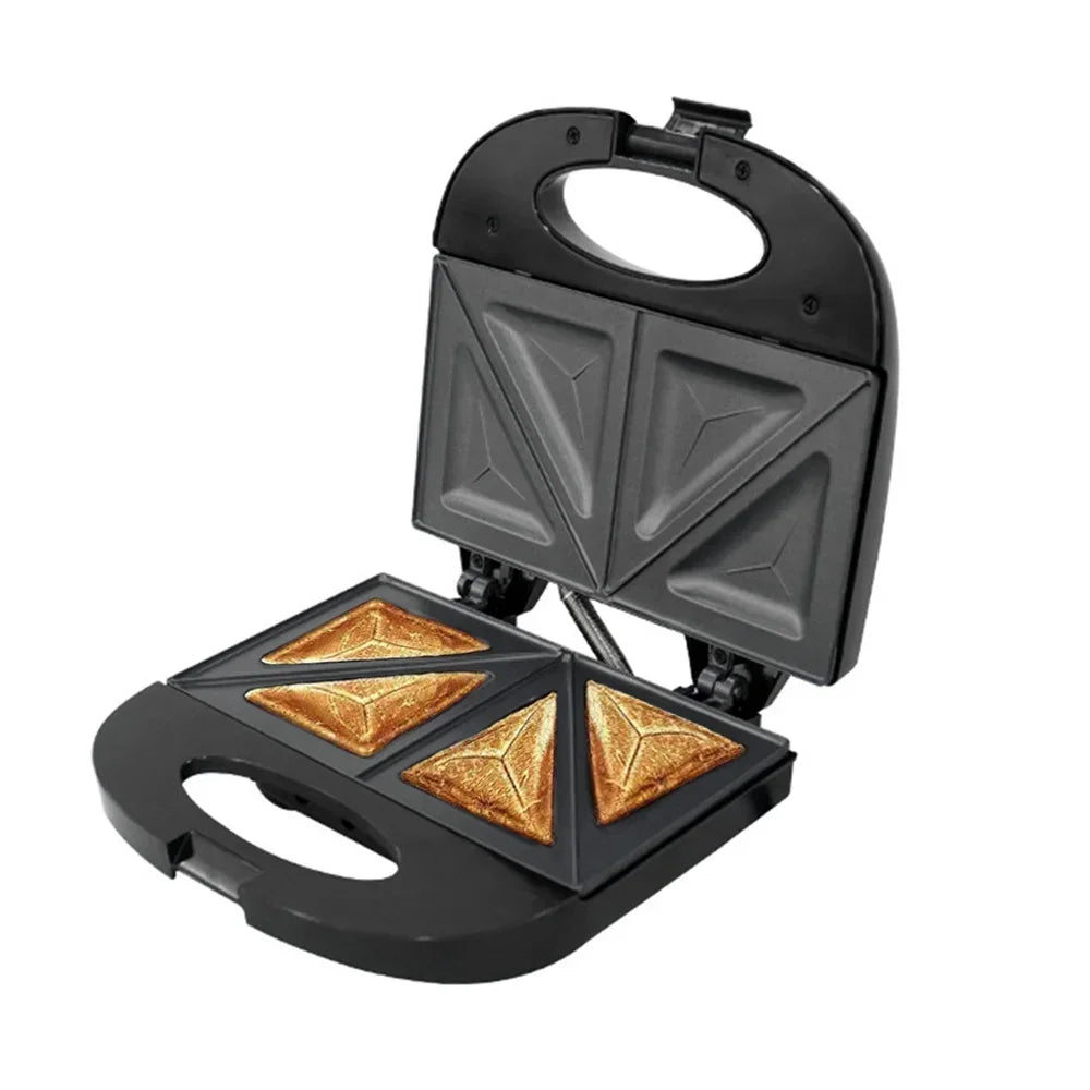 Electric Waffle Maker Interchangeable Grill Plates Nonstick