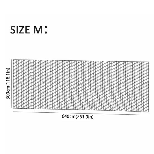 Soccer Backstop Net Soccer Practice Sports Netting Ball Barrier Net for Backyard Training Medium Size
