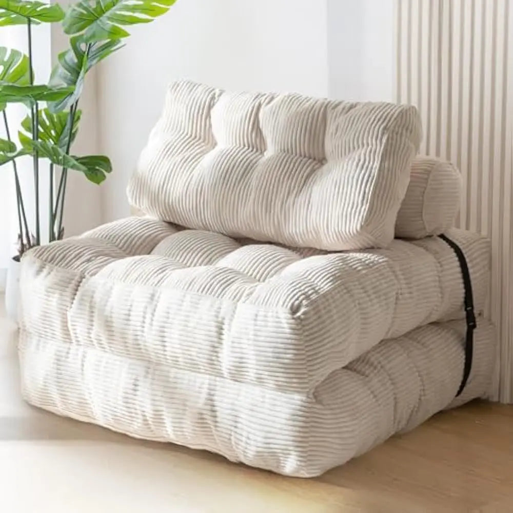 Portable Folding Sofa Bed Sleeper Chair With Back Support