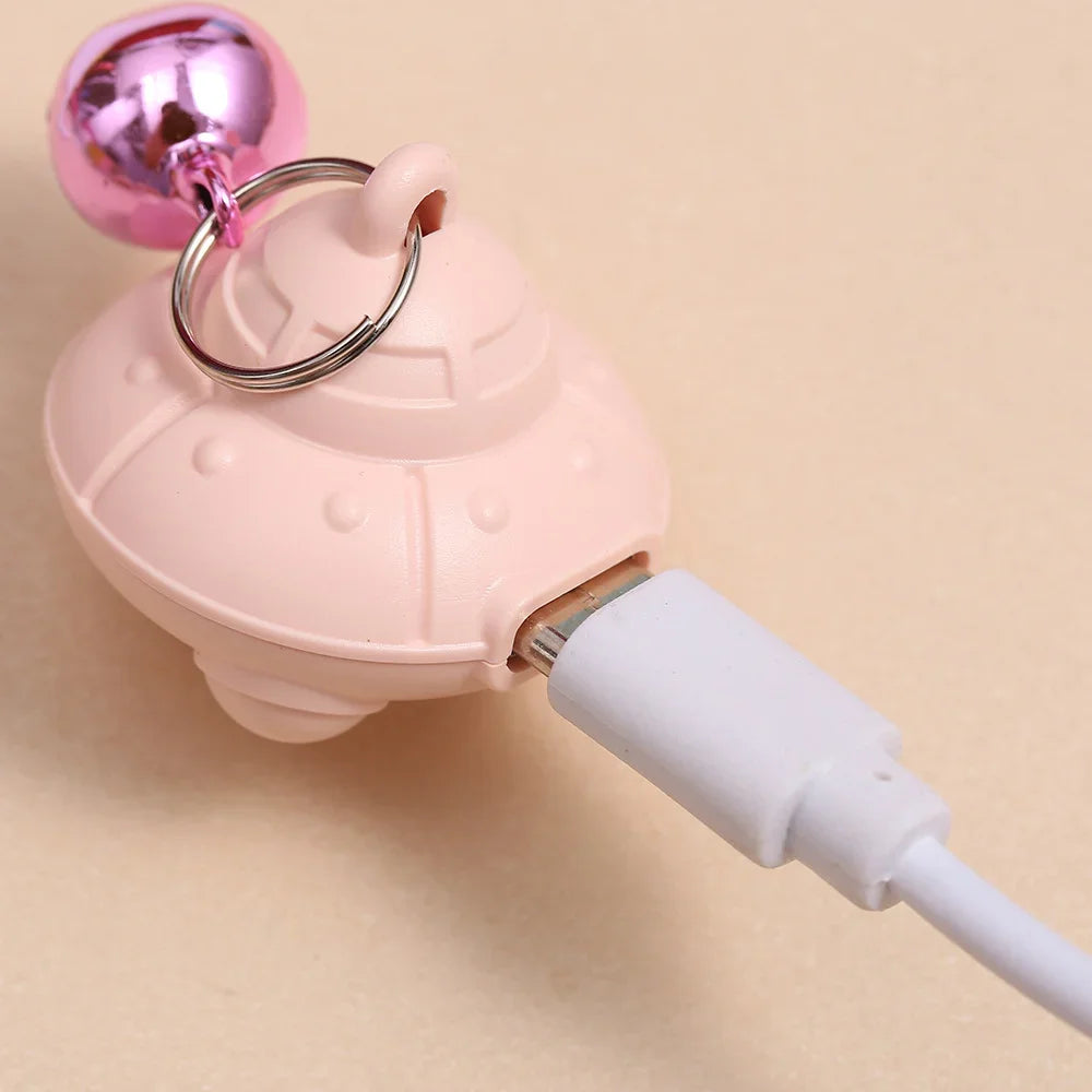 Cat Laser Toy Pointer Cat Collar USB Charging Toy Kitten