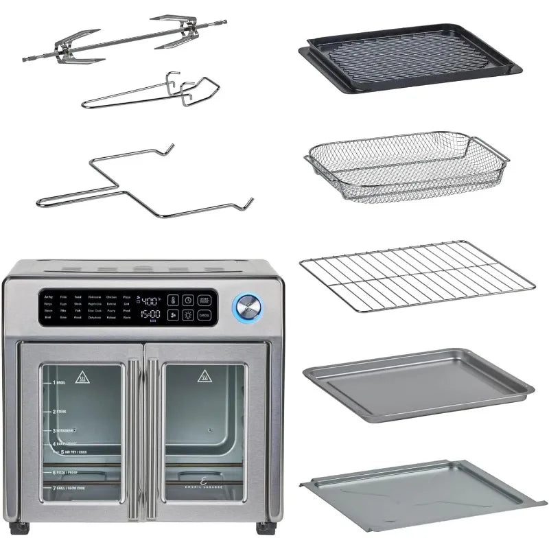 Emeril Lagasse Large French Door Air Fryer Toaster Oven