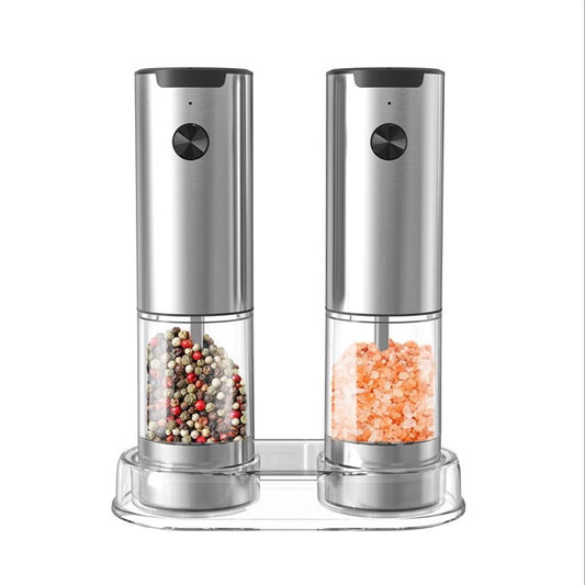Electric Salt and Pepper Grinder Set 2 Pack Rechargeable