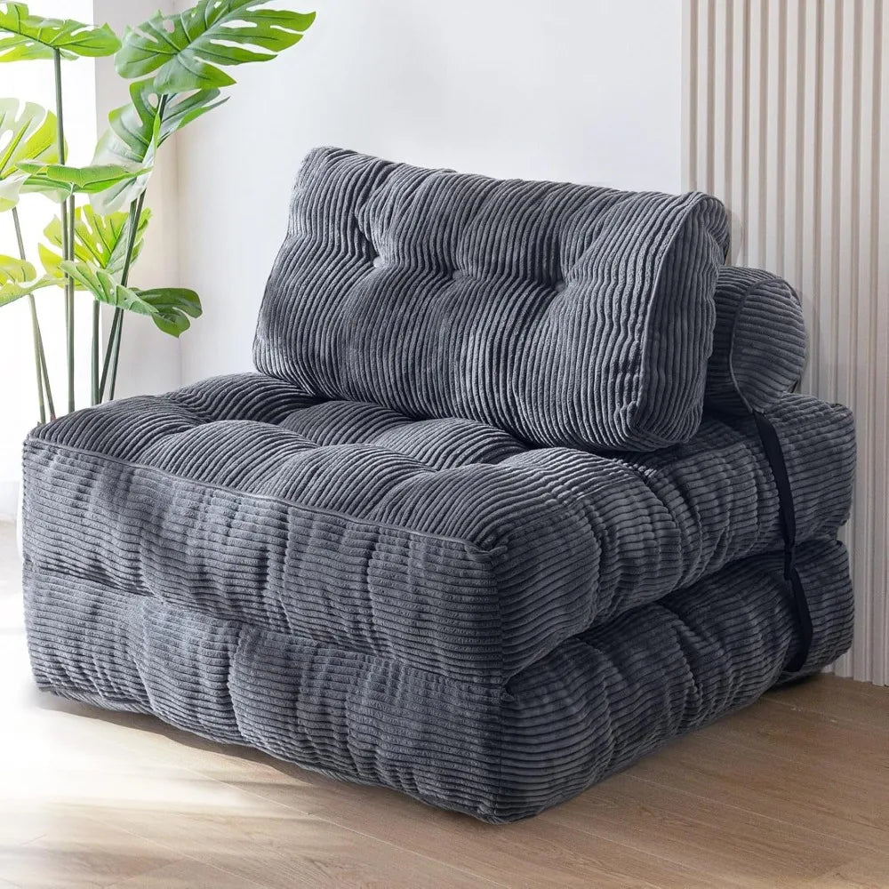 Portable Folding Sofa Bed Sleeper Chair With Back Support
