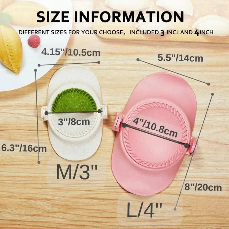 Wheat Straw Dumpling Wrapper Set Kitchen Manual Mold