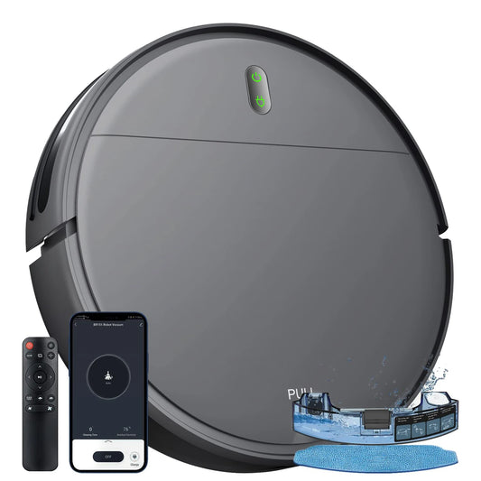 Rayfurn Robot Vacuum Cleaner 6000Pa Auto Charge App Control