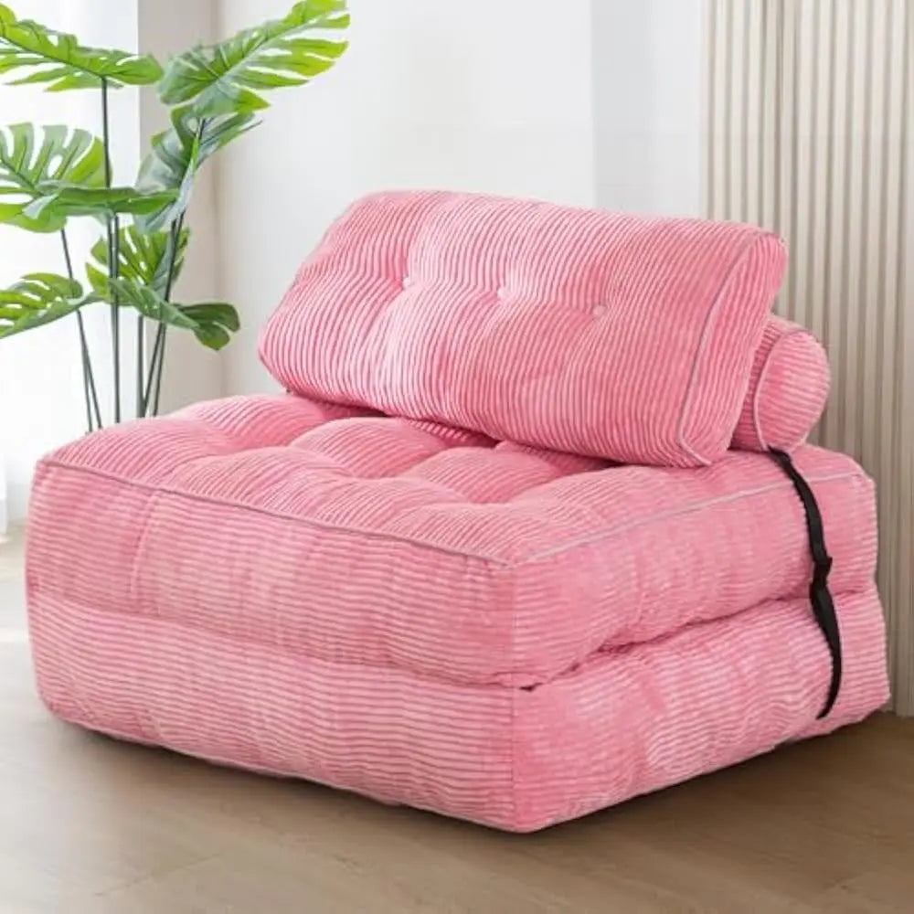 Portable Folding Sofa Bed Sleeper Chair With Back Support