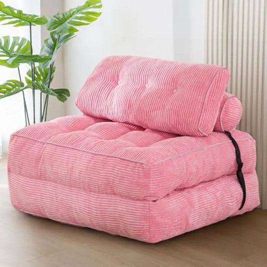 Portable Folding Sofa Bed Sleeper Chair With Back Support