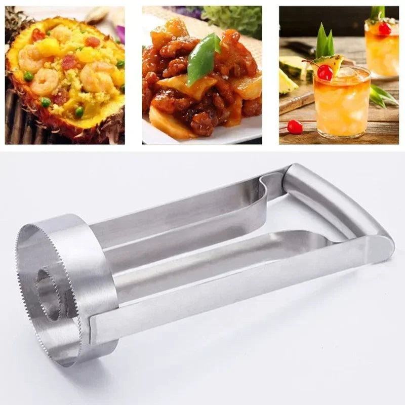 Stainless Steel Pineapple Peeler Knife For Kitchen Gadgets