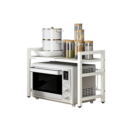 Expandable Microwave Shelf Organizer 42 64cm Moistureproof