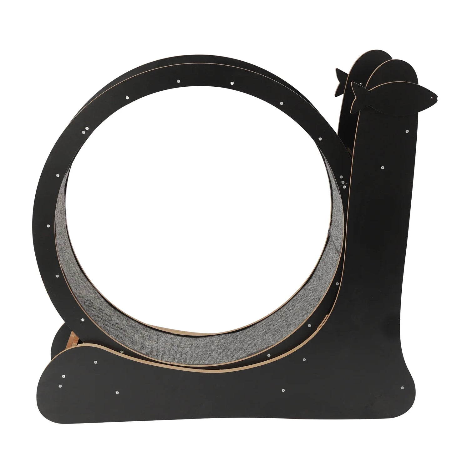 Cat Exercise Wheel Large Treadmill With Carpet Runway Black