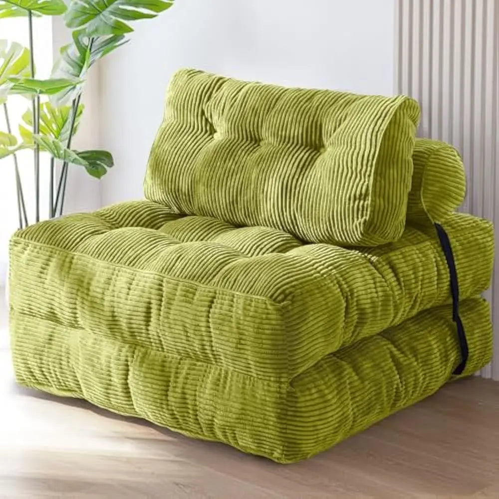 Portable Folding Sofa Bed Sleeper Chair With Back Support